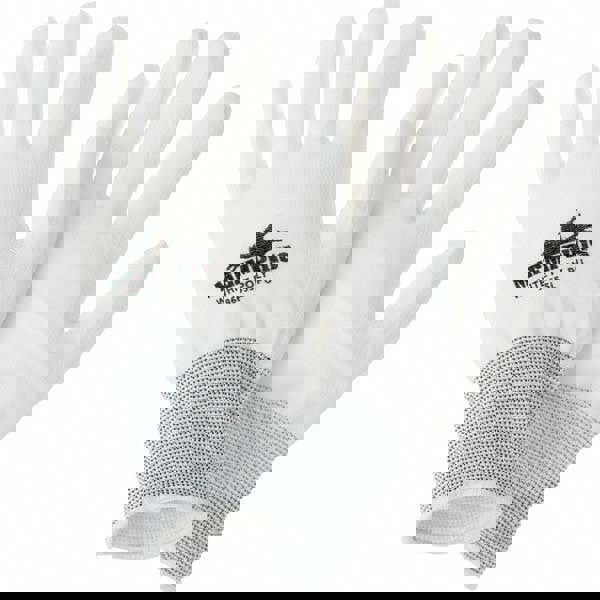 General Purpose Work Gloves: Large, Polyester Coated, Polyester